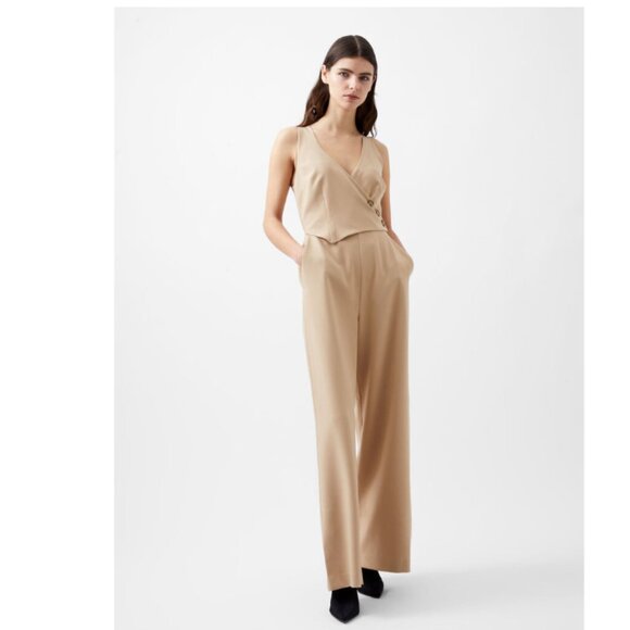 French Connection Azra Twill Jumpsuit - Picture 1 of 3